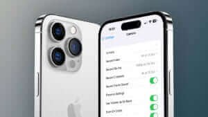 iPhone camera settings