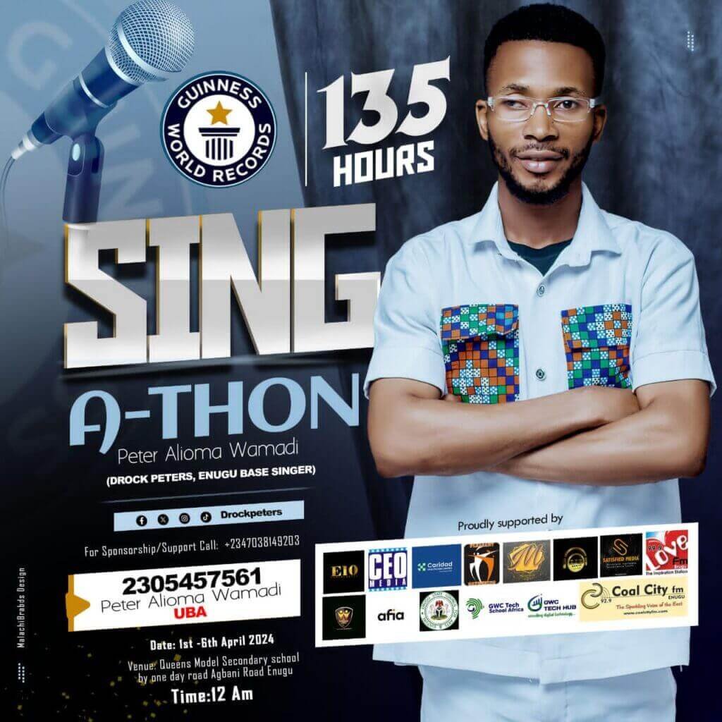 Drock Peters: Breaking the Guinness World Record on Longest Singing Marathon