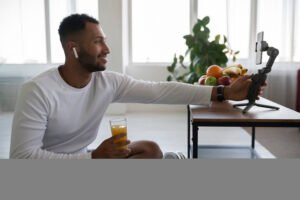 medium shot man holding juice glass 1