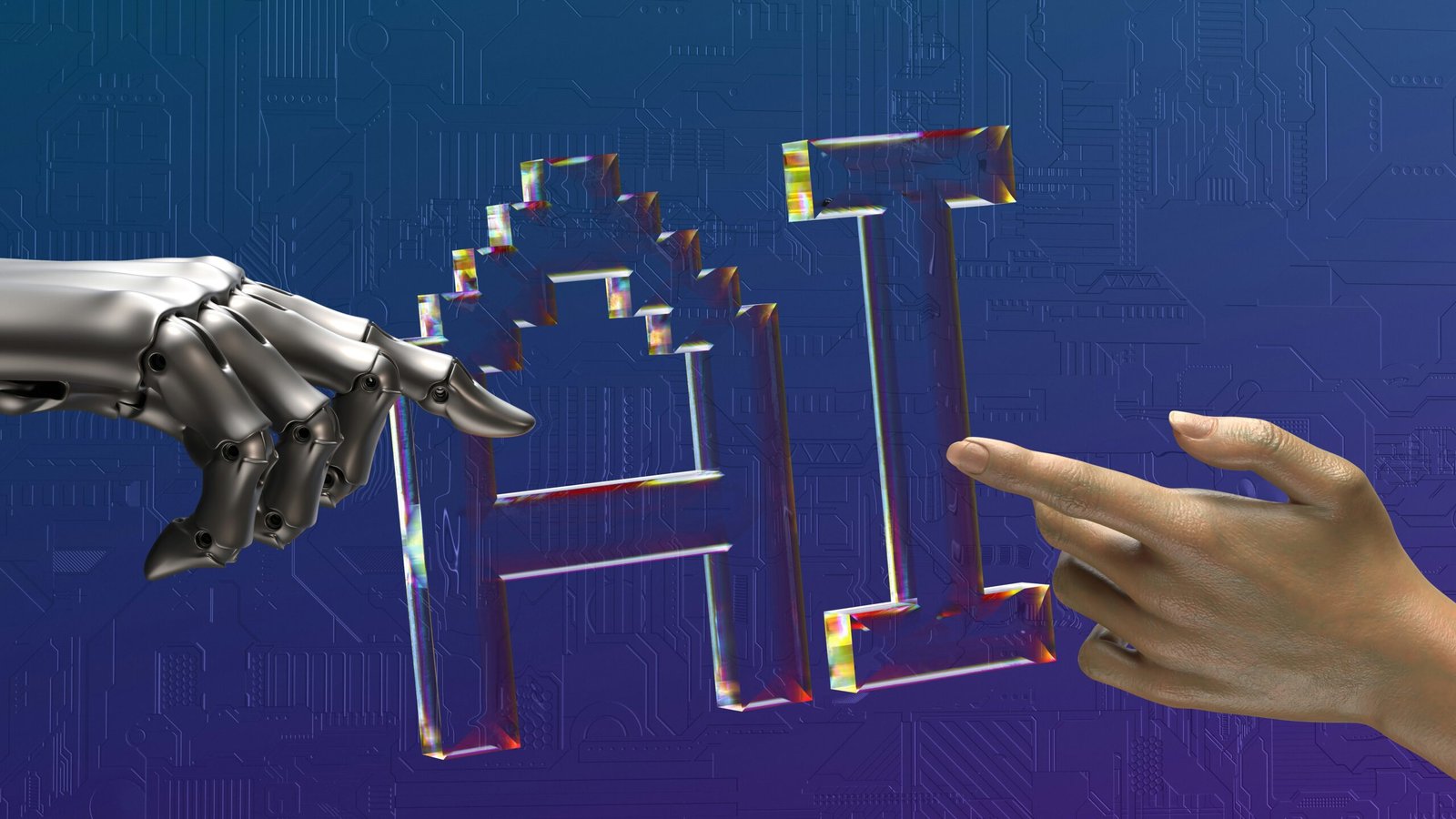AI in the workplace human and robot collaboration