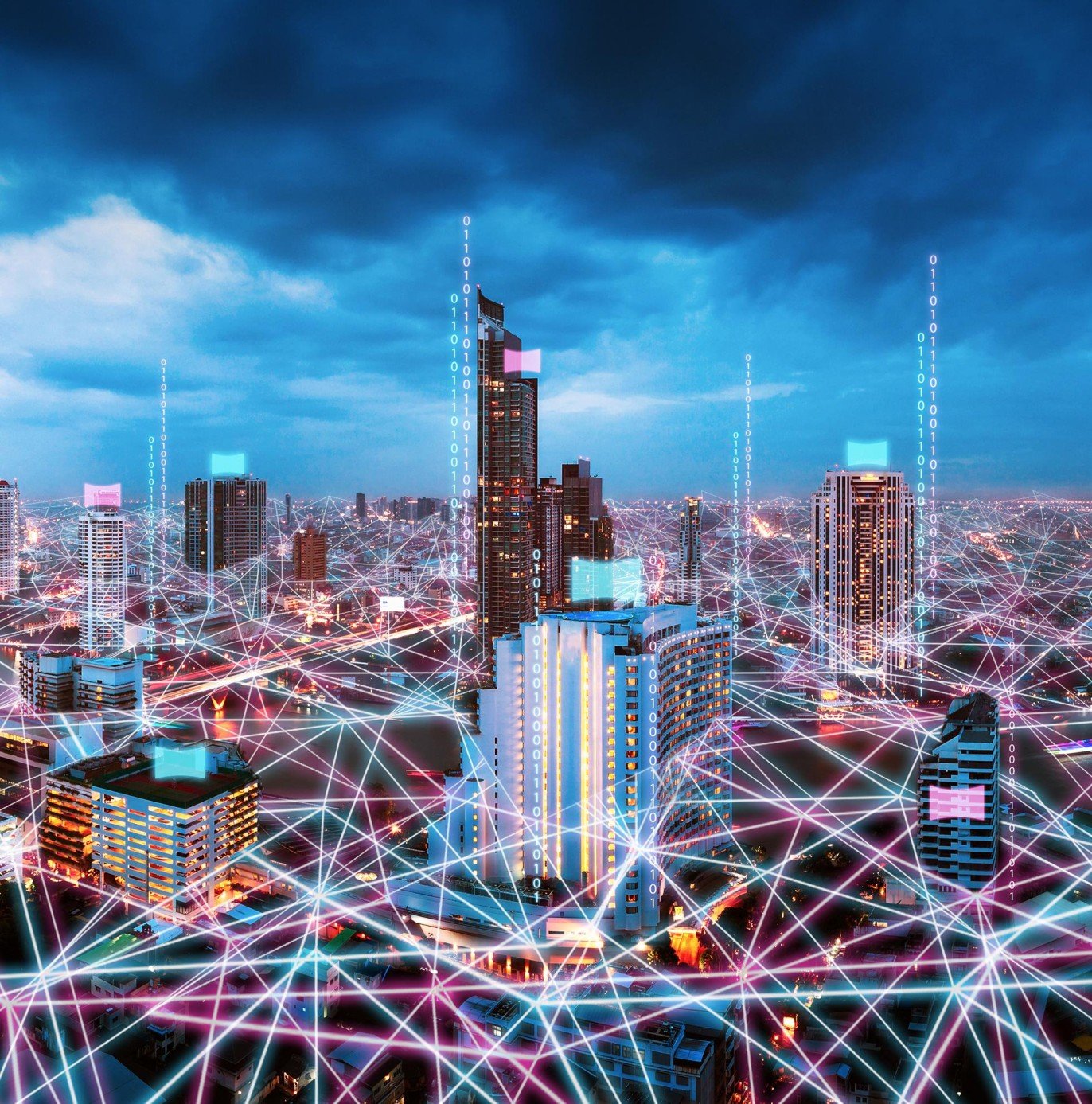 Future internet connectivity powered by 5G, 6G, AI, and smart city networks