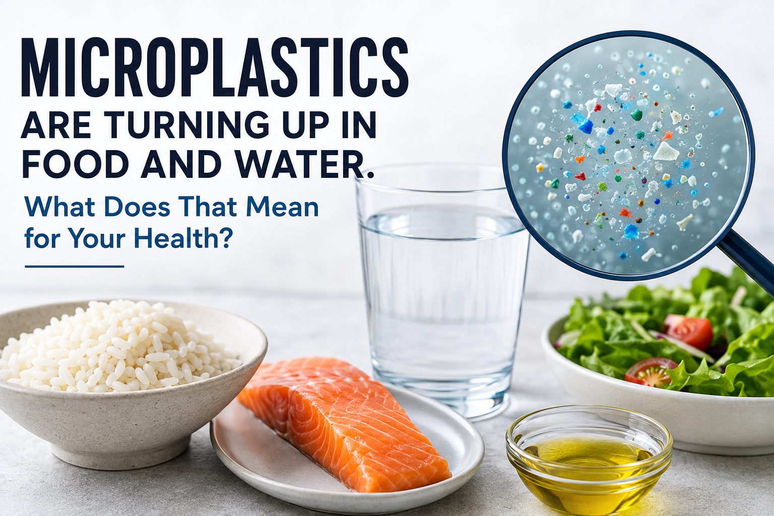 Microplastics in food and water and their potential impact on human health