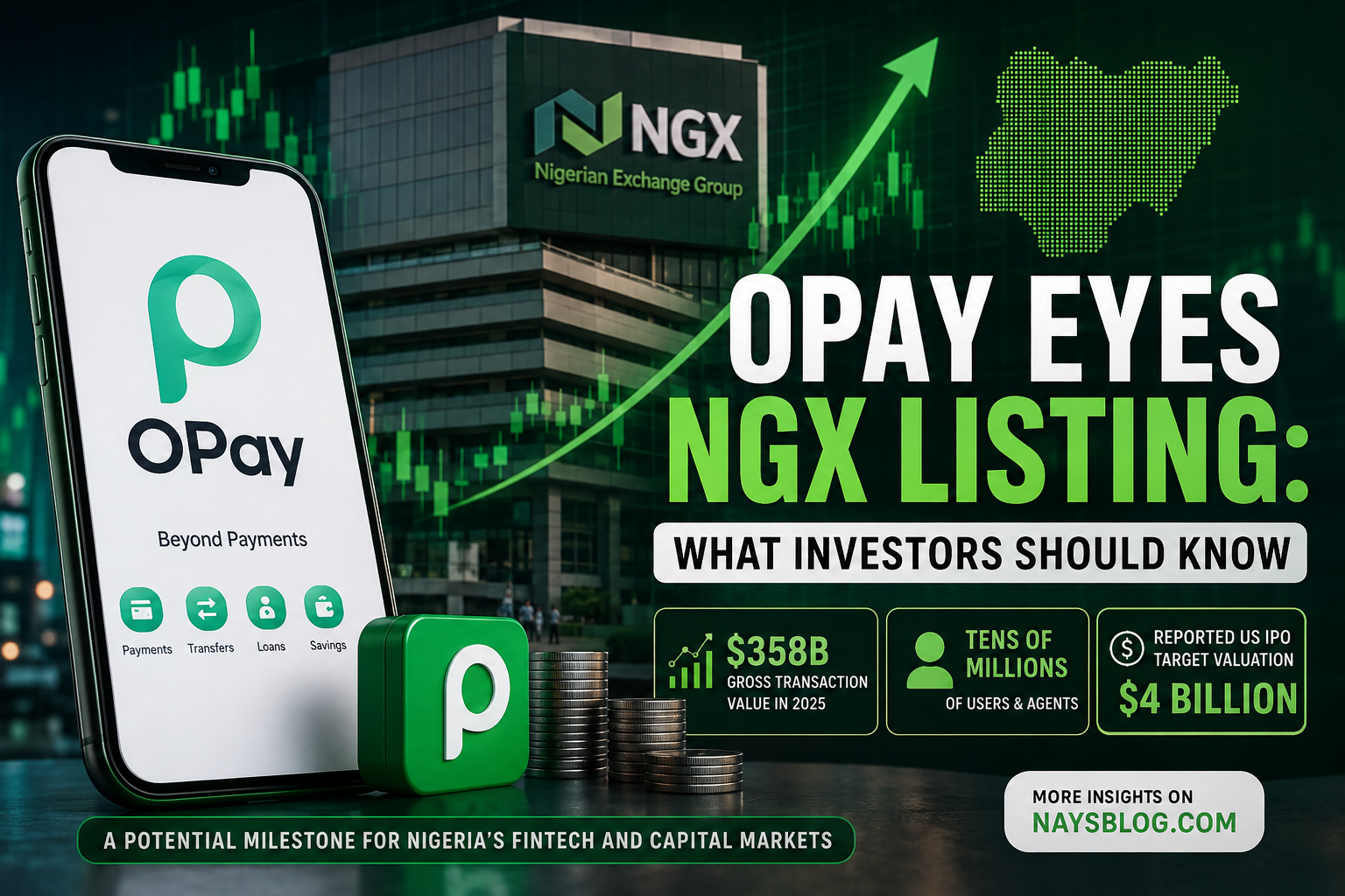 OPay Eyes NGX Listing as the fintech prepares for a potential Nigerian Exchange listing