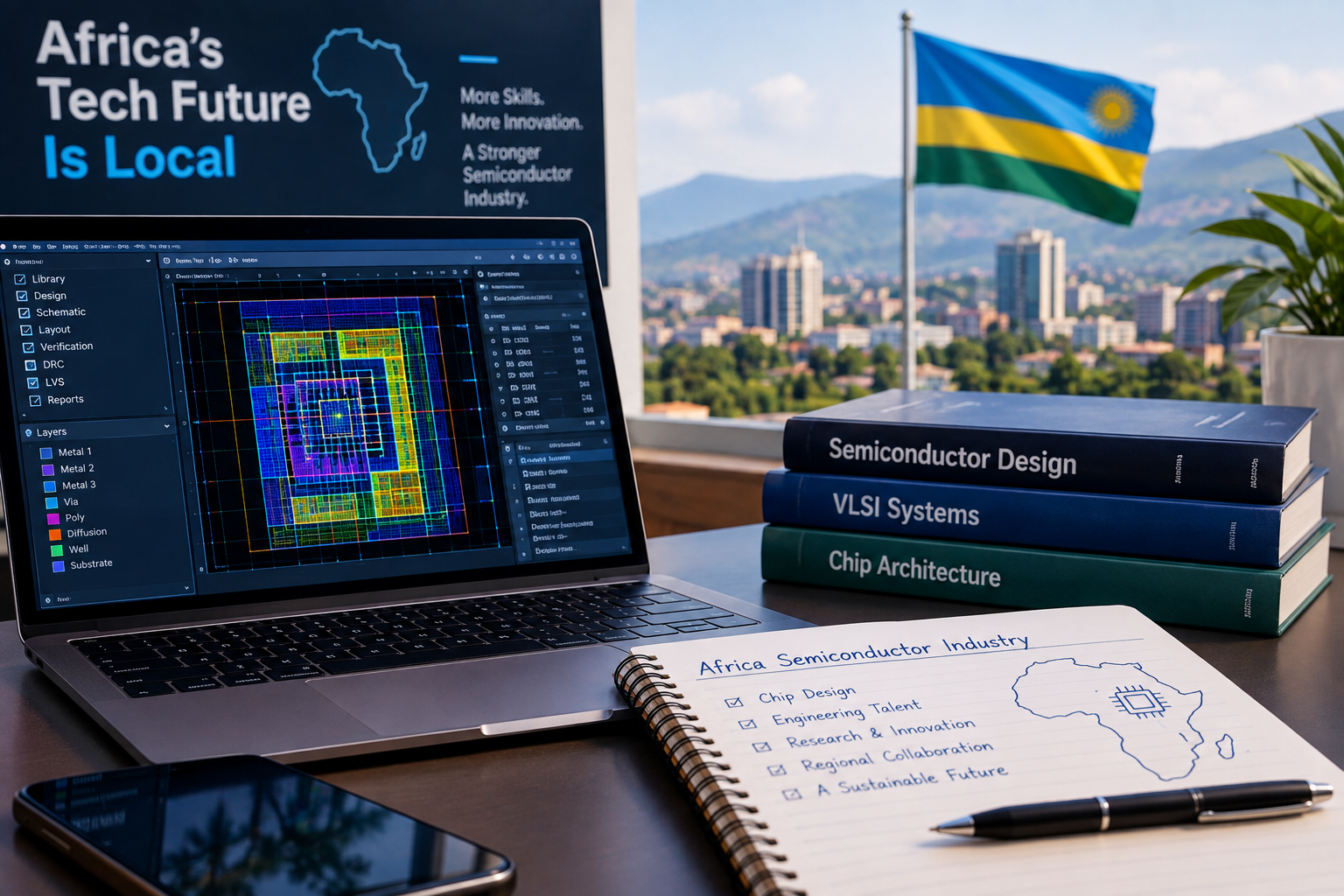 Africa Semiconductor Industry Is Gaining Ground: Rwanda Builds Chip-Design Skills 2 Africa semiconductor industry: Chip design and engineering development in Rwanda