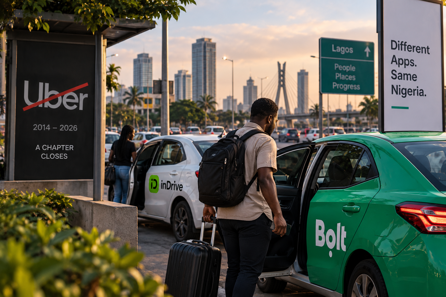 Uber Nigeria Exit: The Big Changes Travellers Need to Know 1 Uber Nigeria exit as travellers switch to Bolt and inDrive in Lagosting