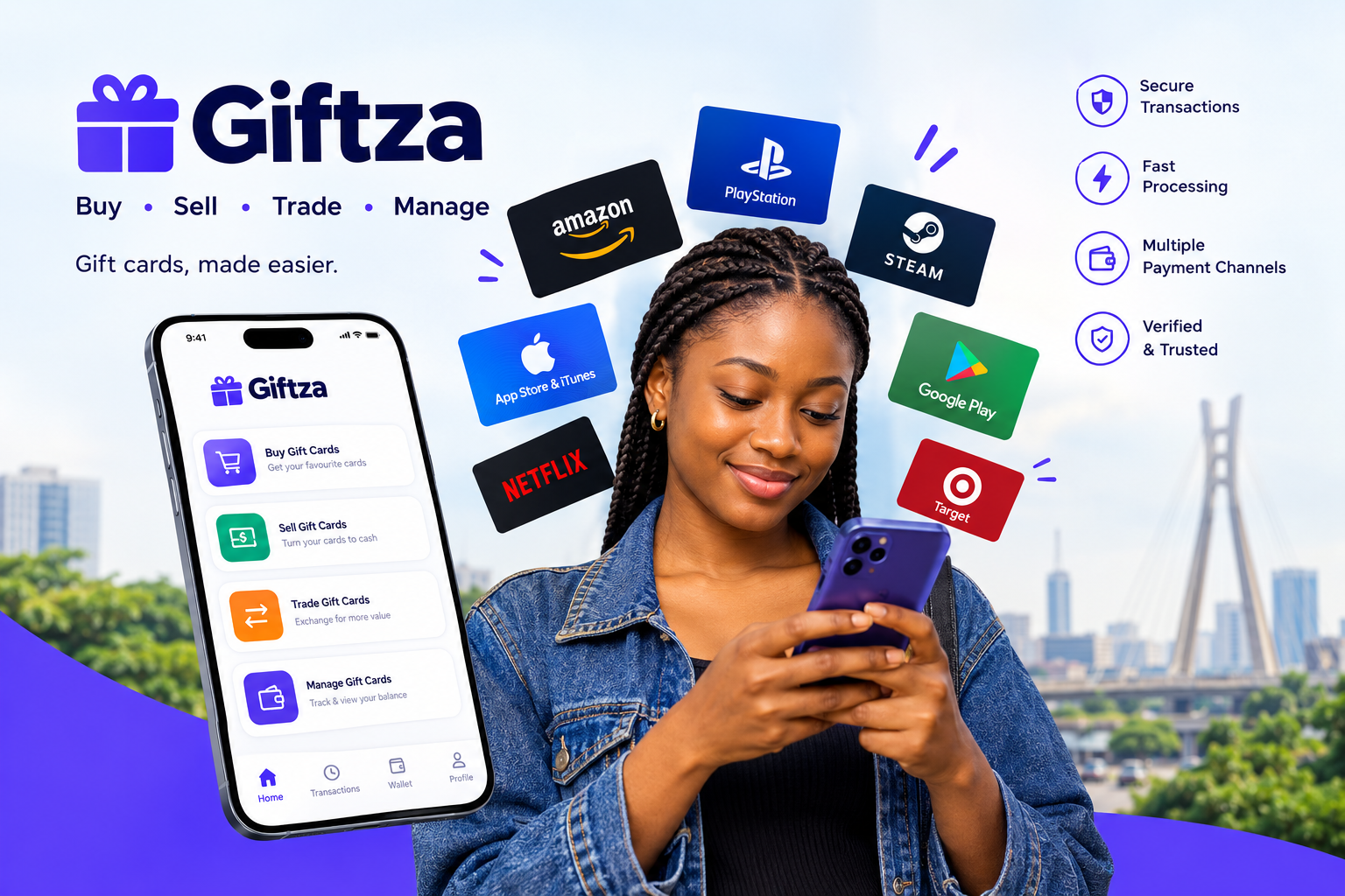 Giftza by GWC Pay: How to Buy, Sell and Trade Gift Cards in Nigeria 2 Giftza by GWC Pay gift card trading platform in Nigeria