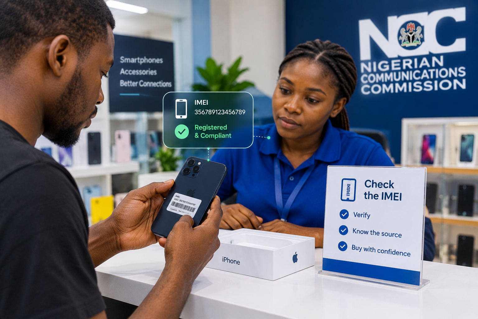 NCC Phone Registration: New Rules Raise Concerns for Smartphone Buyers 3 NCC phone registration and IMEI verification when buying a smartphone in Nigeria