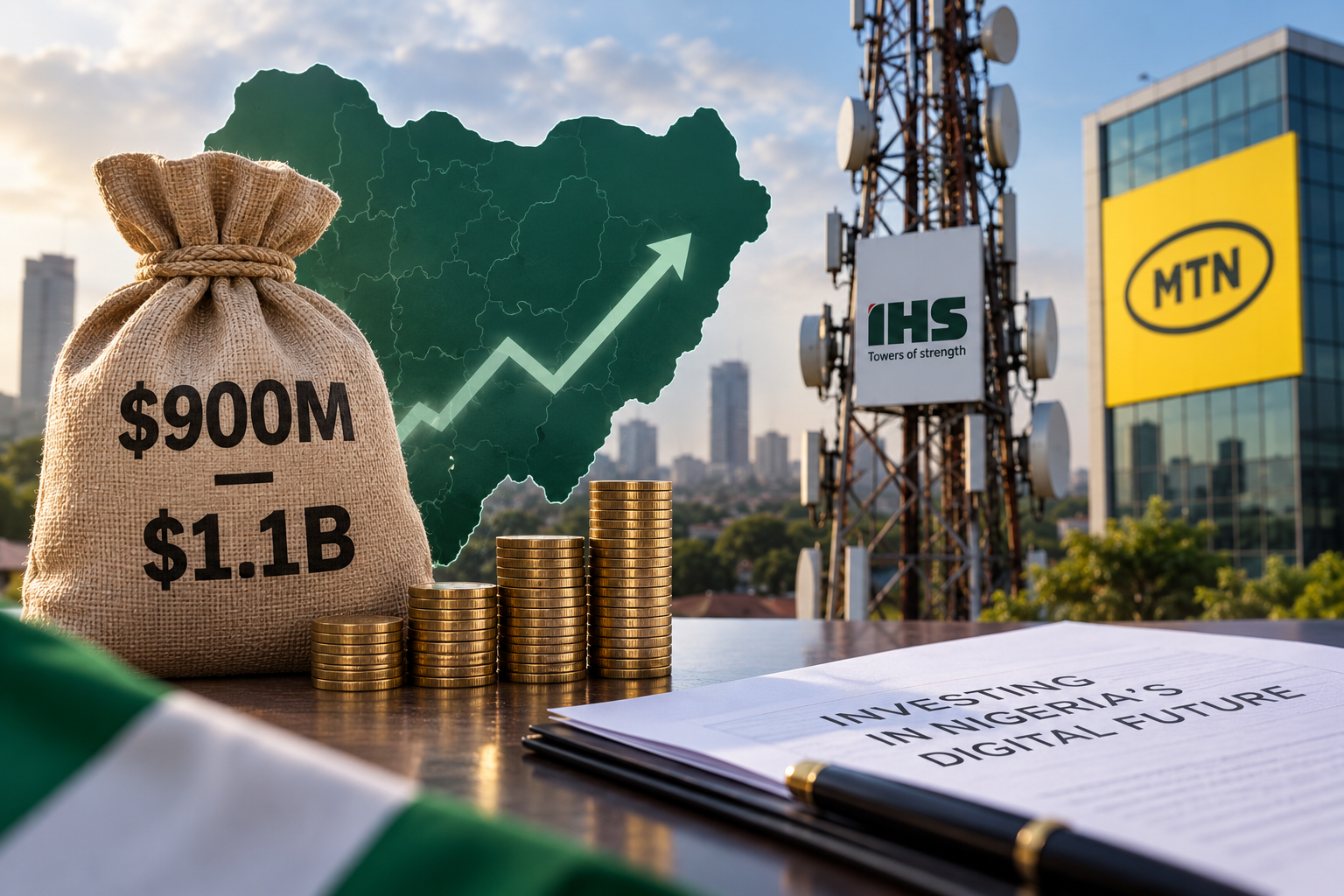 MTN IHS Nigeria deal could be valued at $900 million to $1.1 billion for Nigerian investors