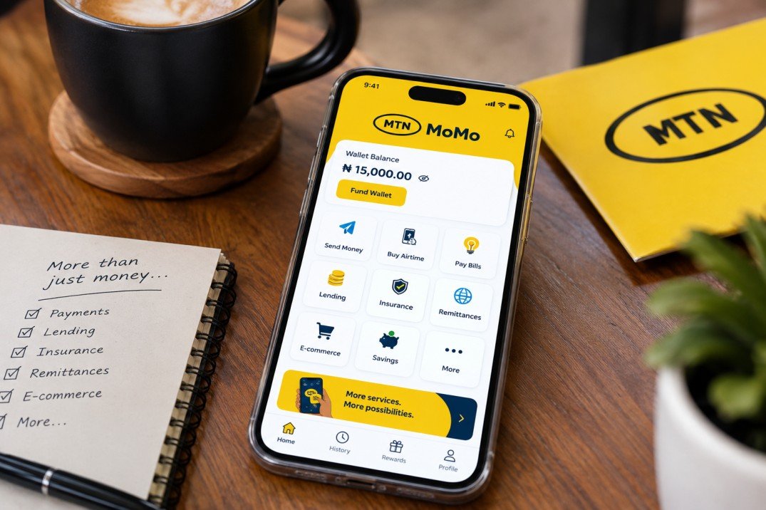 MTN MoMo Is Making a Powerful Move Beyond Mobile Money 2 MTN MoMo mobile app showing