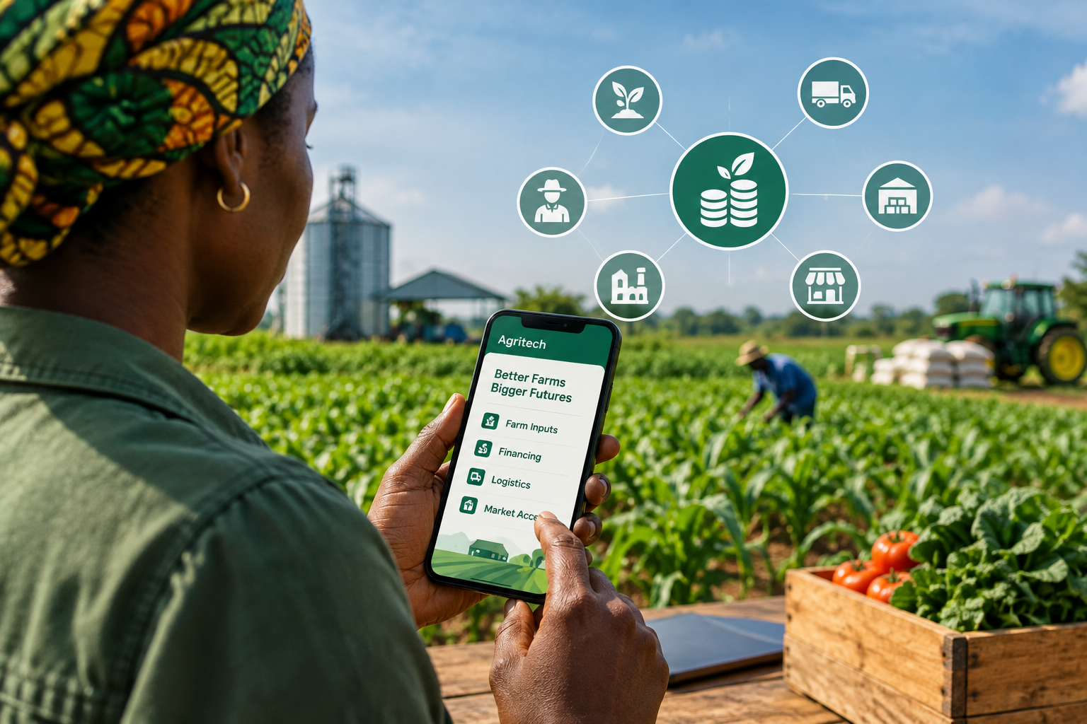 Nigeria agritech funding supports digital tools for farmers, financing, logistics and market access