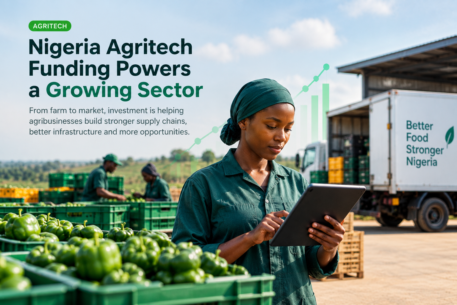 Nigeria agritech funding supports agricultural supply chains, infrastructure and market access