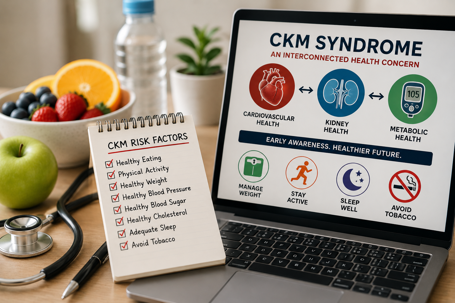 CKM Syndrome in young adults and healthy heart, kidney and metabolic habits