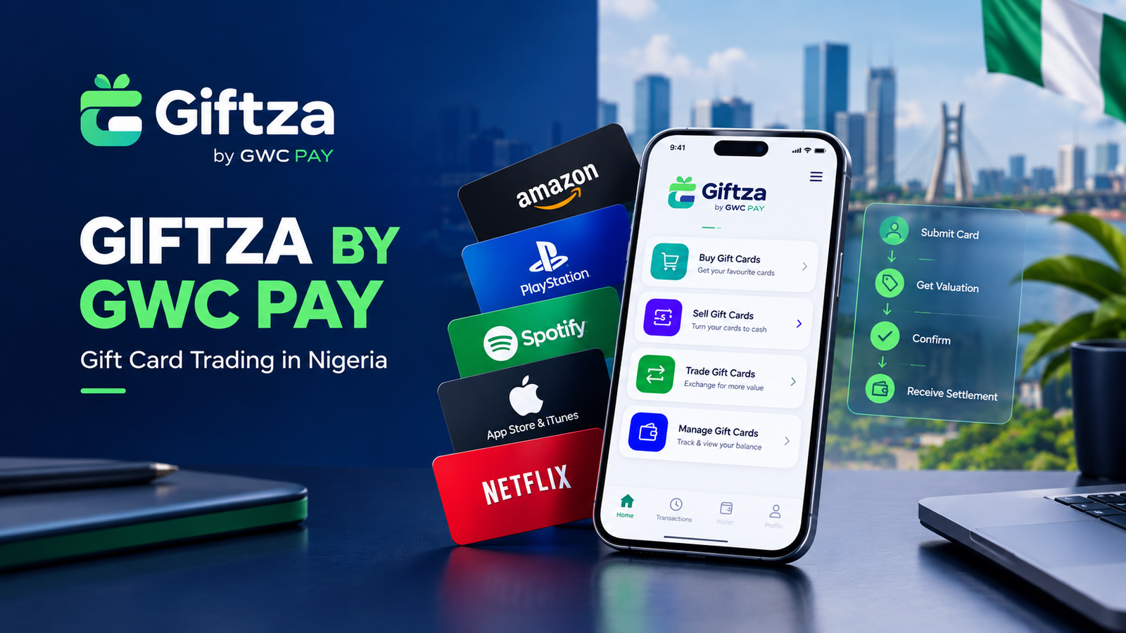 Giftza by GWC Pay: How to Buy, Sell and Trade Gift Cards in Nigeria 3 Giftza by GWC Pay gift card trading platform in Nigeria
