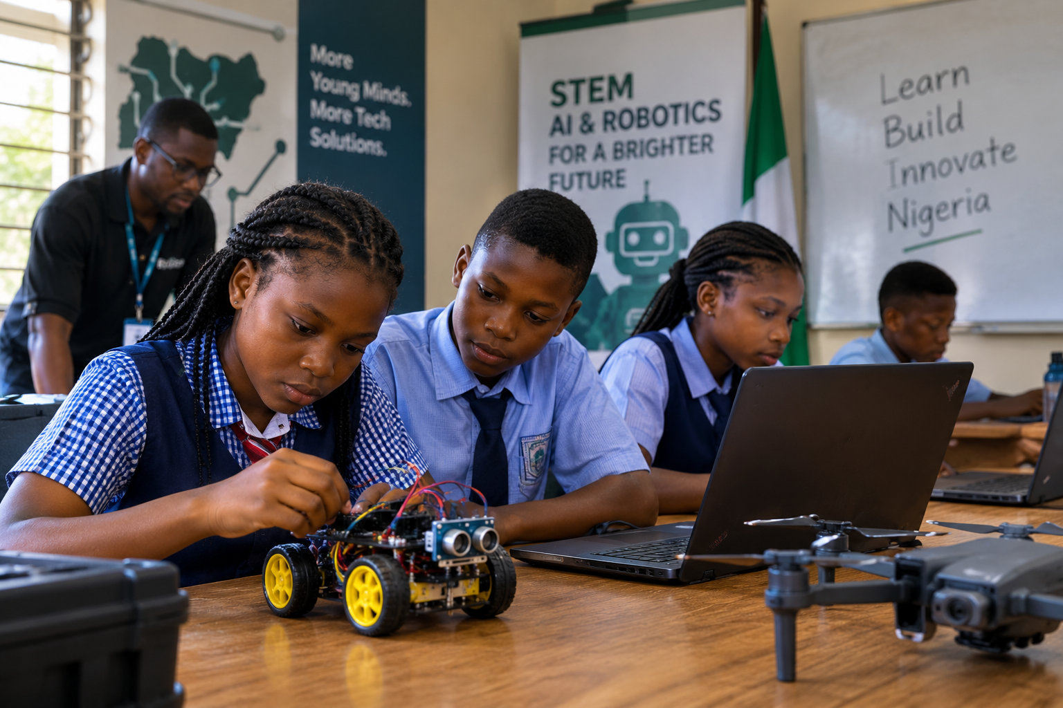 AI and Robotics Training in Nigeria: The Growing Push to Build the Next Tech Generation 1 AI and Robotics Training in Nigeria: Students Building the Future of Tech