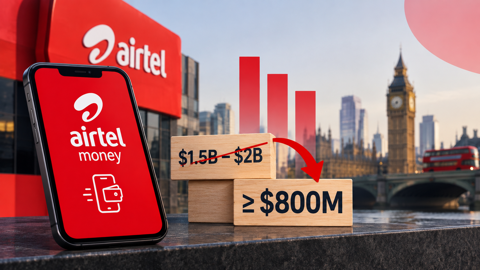 Airtel Money Faces a Setback as It Scales Back Its IPO Plans 1 Airtel Money London IPO target reduced to at least $800 million